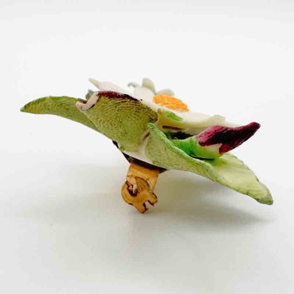 Vintage Carlo Savastano Capodimonte Daisy Flower Brooch with Box and Papers - Picture 7 of 13